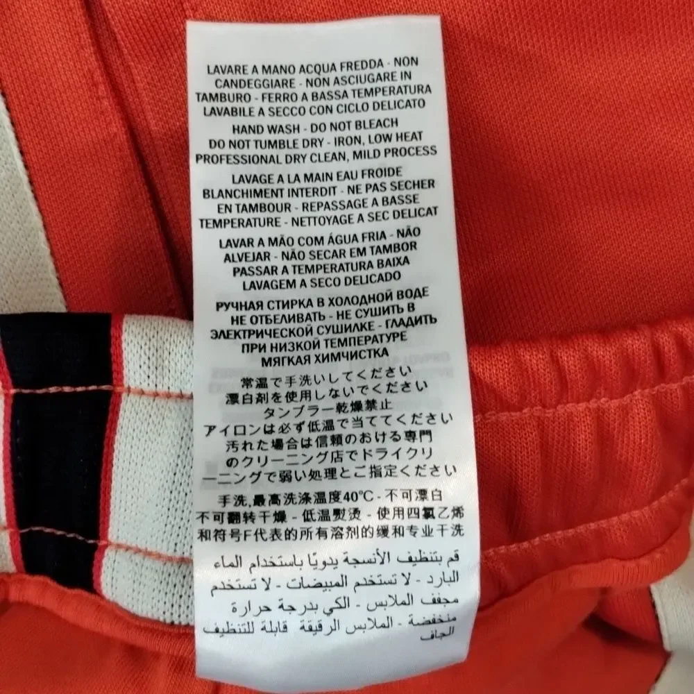 Gucci Orange Technical Jersey Track Suit Jogger Pants Web Men's XXL